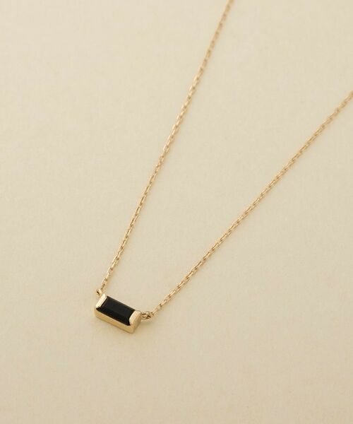 COCOSHNIK ONKITSCH / ココシュニックオンキッチュ ネックレス・ペンダント・チョーカー | K10オニキス バケットカットネックレス | 詳細2