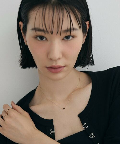 COCOSHNIK ONKITSCH / ココシュニックオンキッチュ ネックレス・ペンダント・チョーカー | K10オニキス バケットカットネックレス | 詳細8