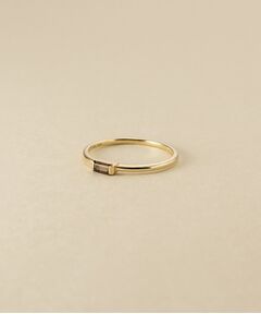 COCOSHNIK ONKITSCH / ココシュニックオンキッチュ リング | K10スモーキークォーツ バケットカットリング