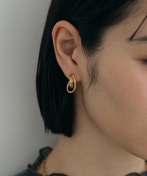 COCOSHNIK ONKITSCH / ココシュニックオンキッチュ ピアス・イヤリング | シルバー オービットピアス GP | 詳細7