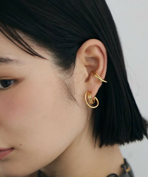 COCOSHNIK ONKITSCH / ココシュニックオンキッチュ ピアス・イヤリング | シルバー オービットイヤカフM GP | 詳細7