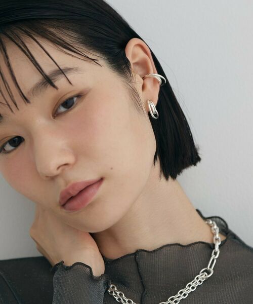 COCOSHNIK ONKITSCH / ココシュニックオンキッチュ ピアス・イヤリング | シルバー オービットイヤカフM | 詳細7