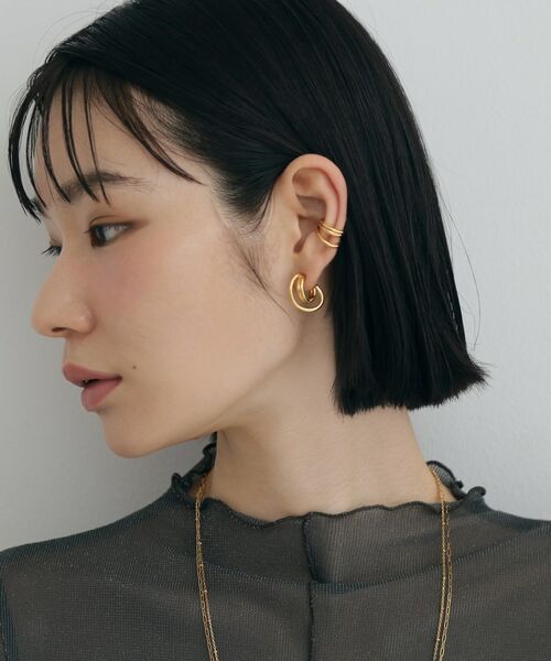 COCOSHNIK ONKITSCH / ココシュニックオンキッチュ ピアス・イヤリング | シルバー オービットイヤカフS GP | 詳細6