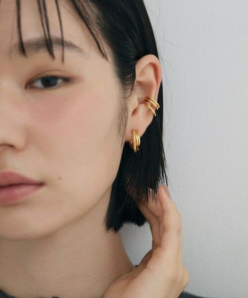 COCOSHNIK ONKITSCH / ココシュニックオンキッチュ ピアス・イヤリング | シルバー オービットイヤカフS GP | 詳細7