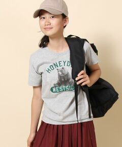 【coen キッズ / ジュニア】PARKIES(パーキーズ）クマフォトプリントTシャツ(100～150cm)