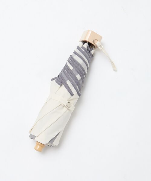 collex / コレックス 傘 | 【晴雨兼用】UVカット　ストライプ柄　折りたたみ傘 | 詳細9
