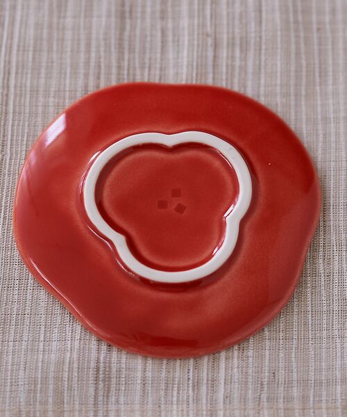 collex / コレックス 食器 | 【Teshio/テシオ】三つ雲　豆皿　2枚セット 紅白 | 詳細5