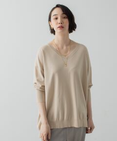 ストレッチVネックプルオーバー