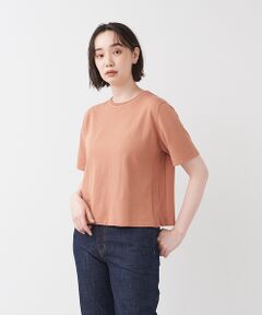 ハイツイストコットンニットTシャツ