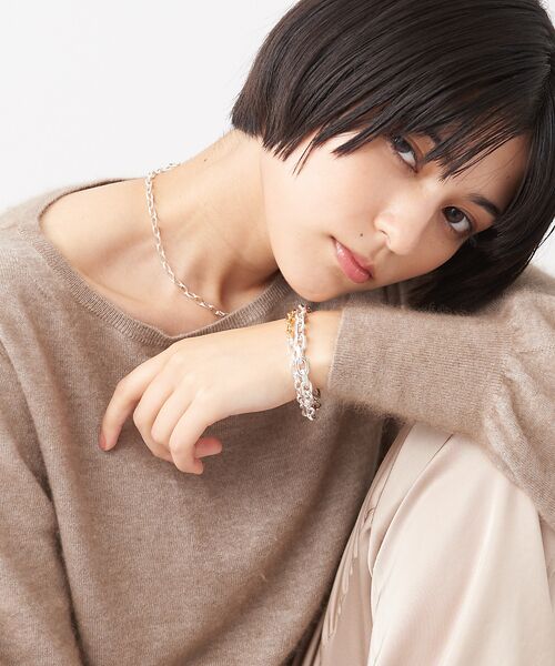 【Lemme./レム】oval chain necklace