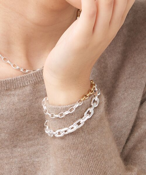collex / コレックス ブレスレット・バングル | 【Lemme./レム】thin chain bracelet シルバー | 詳細5