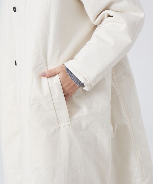 Yarmo/ヤーモ】Quiliting Lab Coat キルティングラボコー （ステン