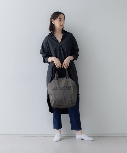 【Ampersand/アンパサンド】2way chambray bag M エコ