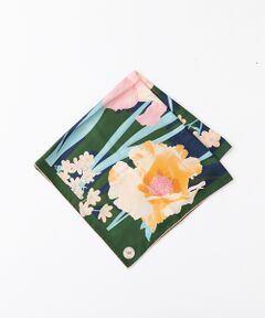 【MANTERO/マンテロ】 FLOWER SILK SCARF フラワーシルク