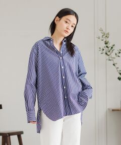 【Alltid】スーピマコットンシャツ