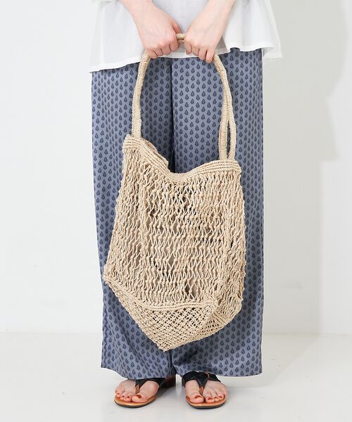 セール】 【Maison Bengal】マクラメ編み バッグ （トートバッグ
