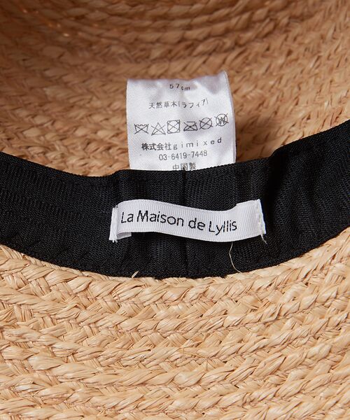 collex / コレックス ハット | 【La Maison de Lyllis】CHOLA スカーフストローハット | 詳細9
