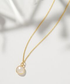 【Ljud/ユード】18KGP レインボームーンストーン ネックレス