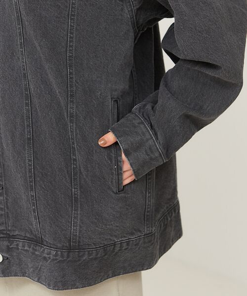 collex / コレックス Gジャン・デニムジャケット | 【KURO/クロ】 BACK SLIT DENIM JACKET BLACK | 詳細11