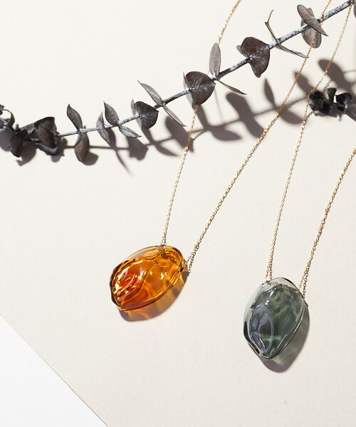 collex / コレックス ネックレス・ペンダント・チョーカー | 【別注】【HARIO Lampwork Factory】ネックレス サンストーン | 詳細9