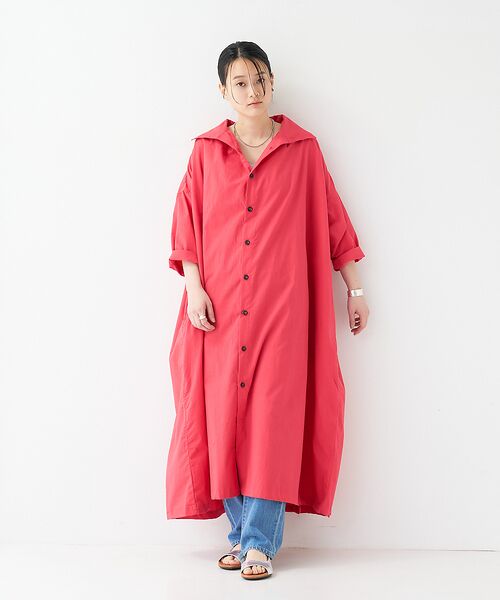 collex / コレックス ワンピース | 【Yarmo/ヤーモ】High Collar Gathered Dress ハイ | 詳細2