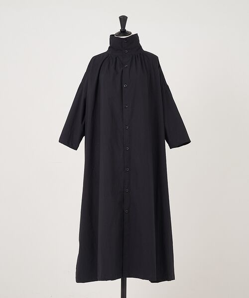 collex / コレックス ワンピース | 【Yarmo/ヤーモ】High Collar Gathered Dress ハイ | 詳細10