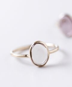 【Elodie Pavie】 Oval Ring PM K24GP 13号