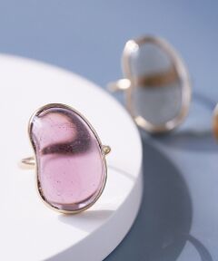 【Elodie Pavie】 Feve Bague Ring K24GP 13号