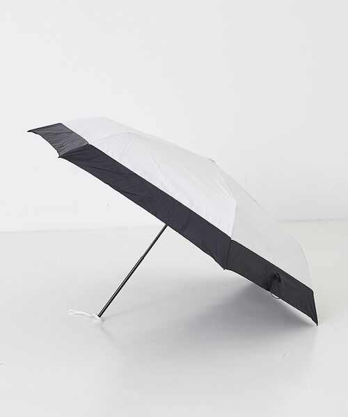 collex / コレックス 傘 | 【a.s.s.a】ブラック切替晴雨兼用折畳傘 HEAT DOWN PARASOL | 詳細1