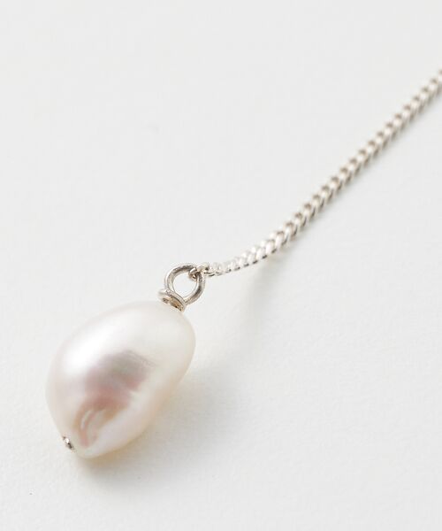 collex / コレックス ネックレス・ペンダント・チョーカー | 【MERAKI】 Silver Pearl Drop necklace | 詳細3
