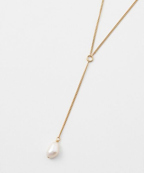 collex / コレックス ネックレス・ペンダント・チョーカー | 【MERAKI】Gold Pearl Drop Necklace | 詳細4