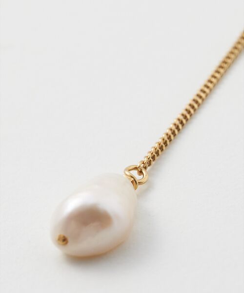 collex / コレックス ネックレス・ペンダント・チョーカー | 【MERAKI】Gold Pearl Drop Necklace | 詳細5