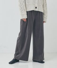 collex / コレックス パンツ | 【手洗い可能】ベロアセミワイドパンツ