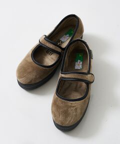 【WEB限定】【ALBEROLA】一部別注 ベルベットメリージェーン 厚底シュー