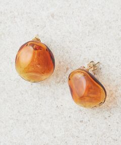 collex / コレックス ピアス・イヤリング | 【別注】【HARIO Lampwork Factory】ピアスサンストーン