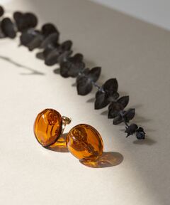 collex / コレックス ピアス・イヤリング | 【別注】【HARIO Lampwork Factory】イヤリングサンストーン