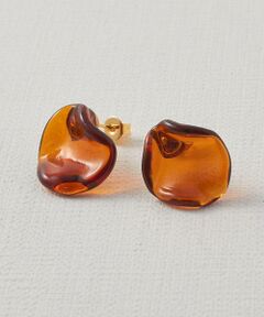 【別注】【HARIO Lampwork Factory】ピアス フリル