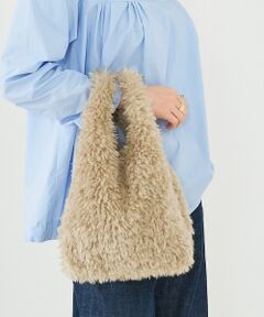 【WEB限定】【EARTH MADE】CURLY FUR MARCHEBAG フ