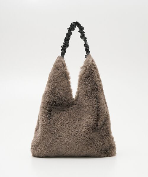 collex / コレックス トートバッグ | 【WEB限定】【CACHELLIE】FUR TOTEBAG　ギャザーハンドルファ | 詳細4