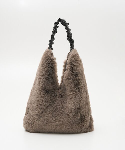 collex / コレックス トートバッグ | 【WEB限定】【CACHELLIE】FUR TOTEBAG　ギャザーハンドルファ | 詳細6