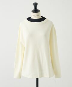 collex / コレックス ニット・セーター | 重ね着風ニットプルオーバー