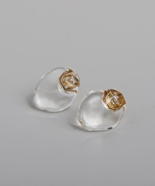 collex / コレックス ピアス・イヤリング | 【別注】【HARIO Lampwork Factory】ピアス フリル | 詳細1