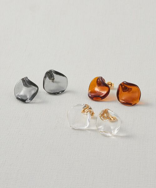 collex / コレックス ピアス・イヤリング | 【別注】【HARIO Lampwork Factory】ピアス フリル | 詳細5