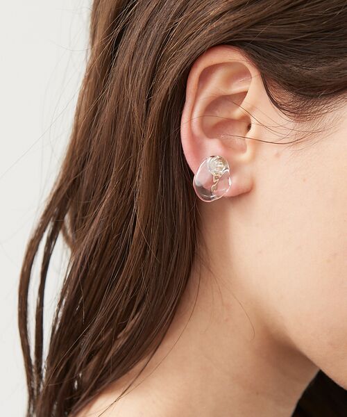 collex / コレックス ピアス・イヤリング | 【別注】【HARIO Lampwork Factory】イヤリング フリル | 詳細1