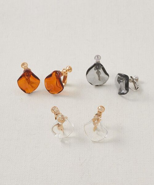 collex / コレックス ピアス・イヤリング | 【別注】【HARIO Lampwork Factory】イヤリング フリル | 詳細7