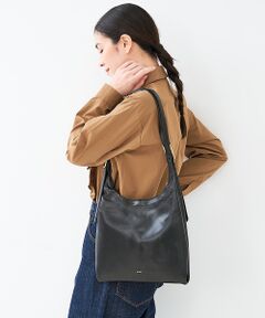 collex / コレックス ショルダーバッグ | 【WEB限定】【BEAURE/ヴュレ】カウレザー トライアングル トートバッグ