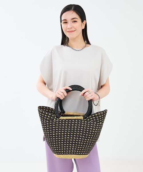 collex / コレックス かごバック | ニャリガバスケット ニケチェック L | 詳細1