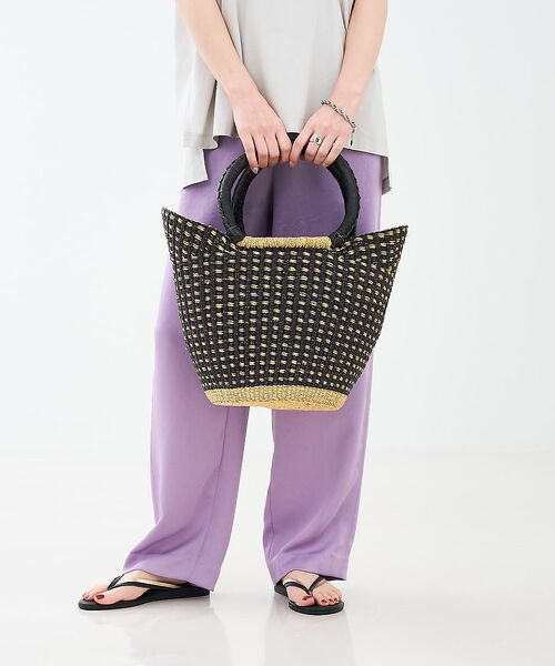 collex / コレックス かごバック | ニャリガバスケット ニケチェック L | 詳細2