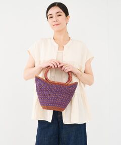 collex / コレックス かごバック | ニャリガバスケット ニケチェック S ライラック