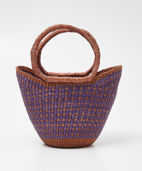 collex / コレックス かごバック | ニャリガバスケット ニケチェック S ライラック | 詳細1